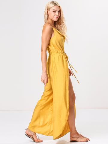 Side Slit Cover-Up Jumpsuit